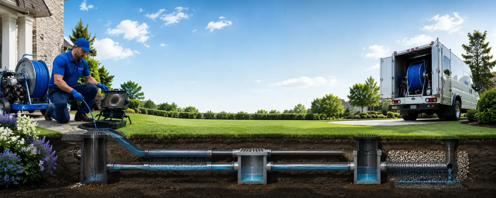 Outdoor drain cleaning information for Prospect Park, PA